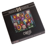 Q Puzzle – Silber 1 (bunte Blumen)