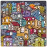 Q Puzzle – Silber 4 (Kunterbunte Stadt mit Silberfenstern)