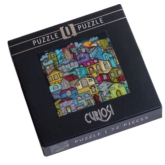 Q Puzzle – Silber 4 (Kunterbunte Stadt mit Silberfenstern)
