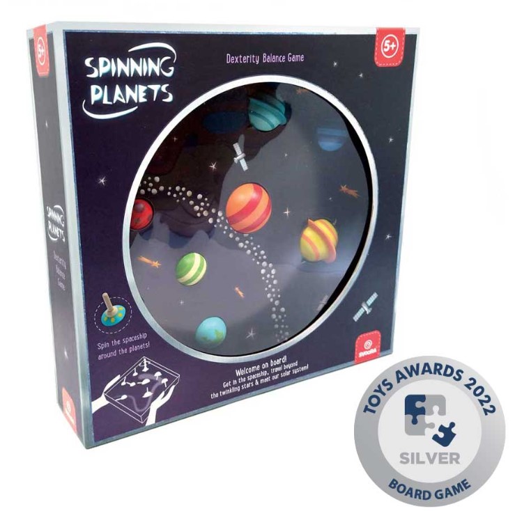 Verpackung Spinning Planets