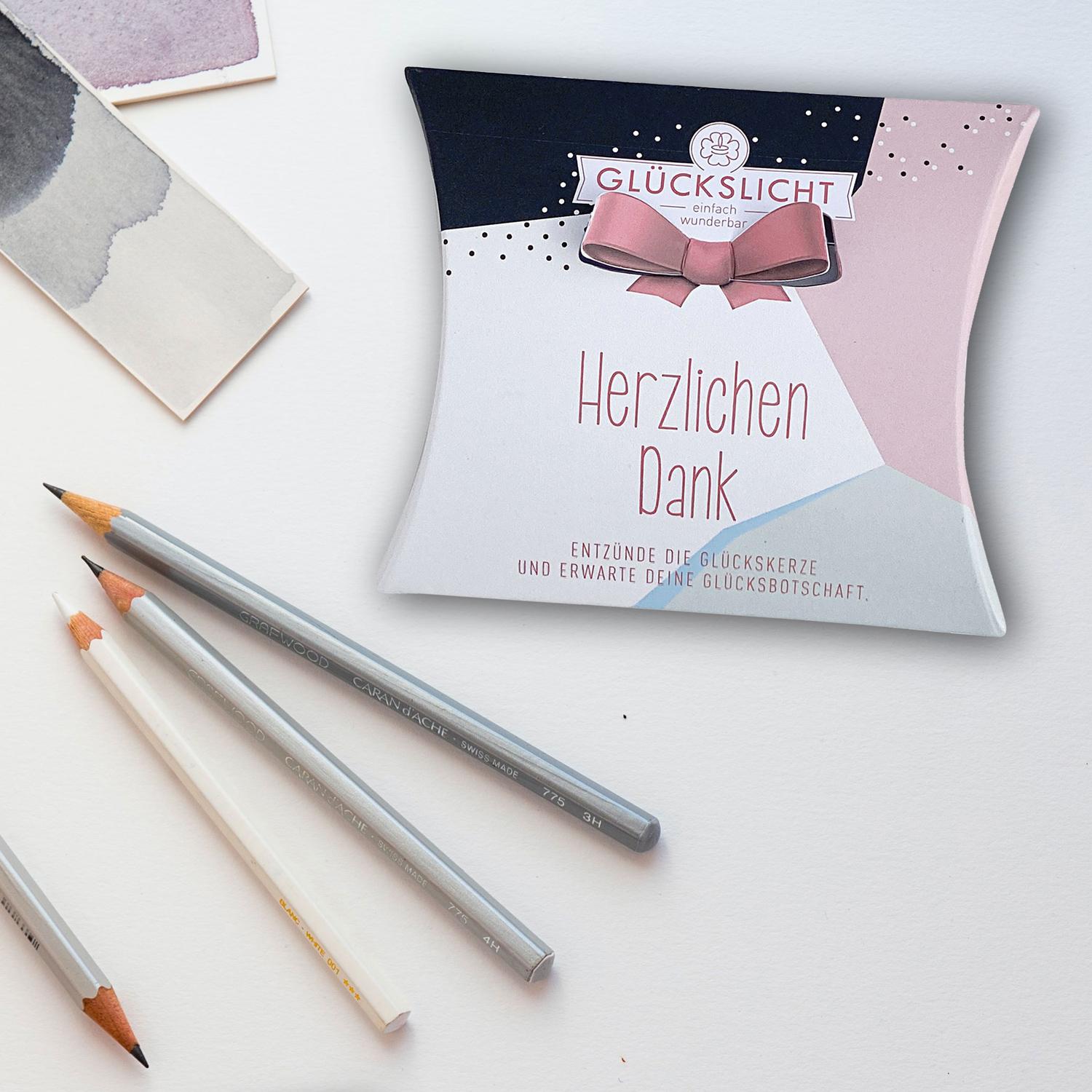 Glückslichtbox – Emotion – Herzlichen Dank