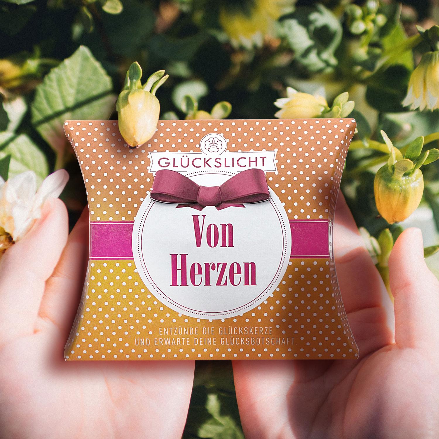 Glückslichtbox – Dots – Von Herzen