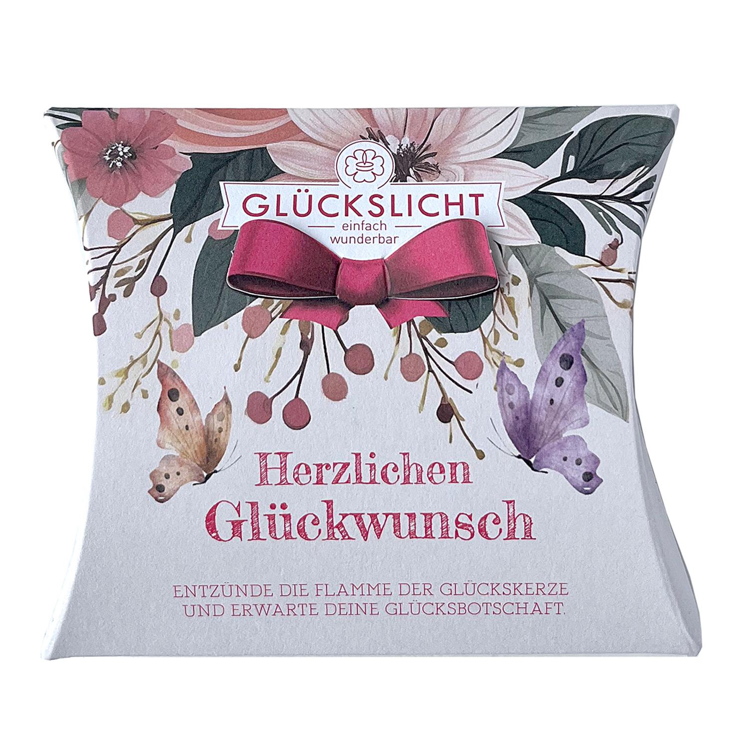 Glückslichtbox – Herzlich – Herzlichen Glückwunsch