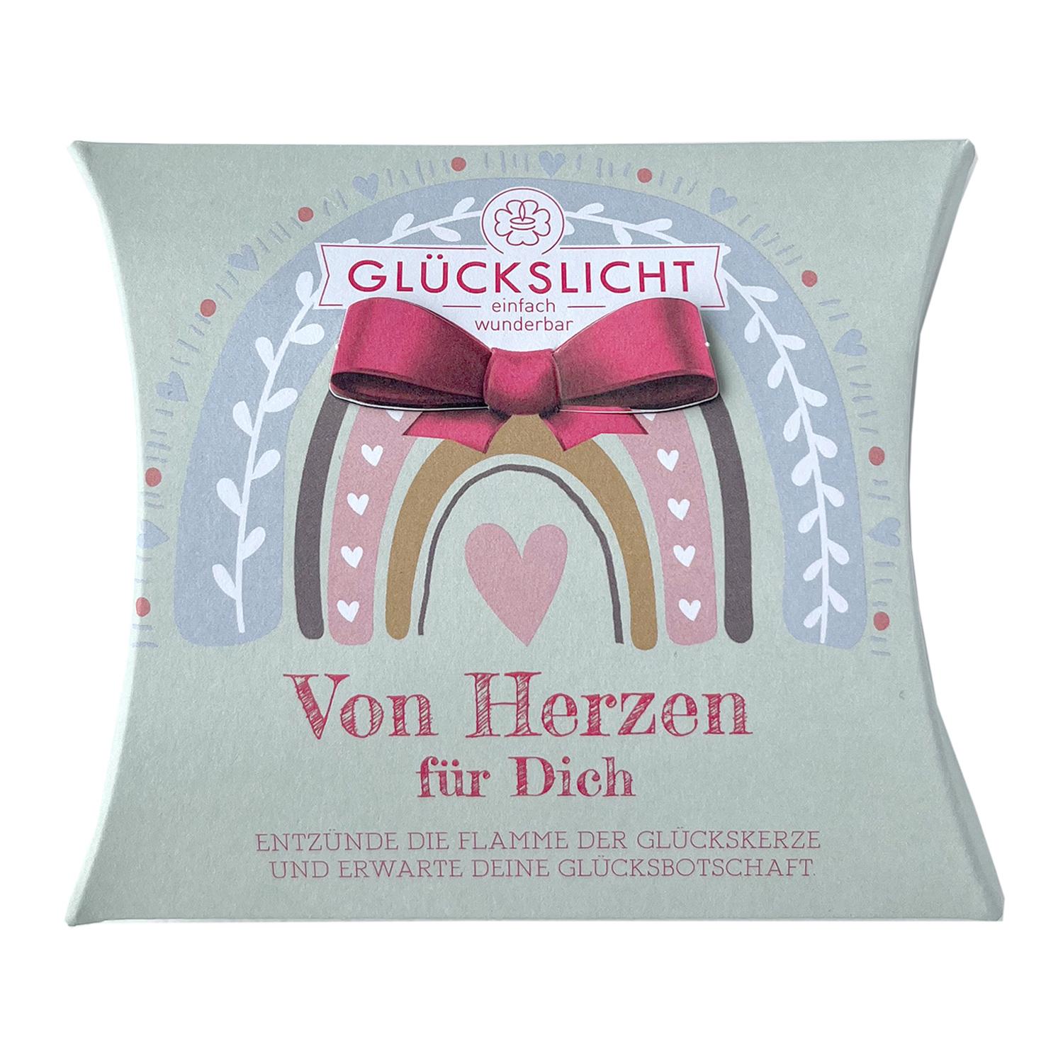Glückslichtbox – Herzlich – Von Herzen für Dich